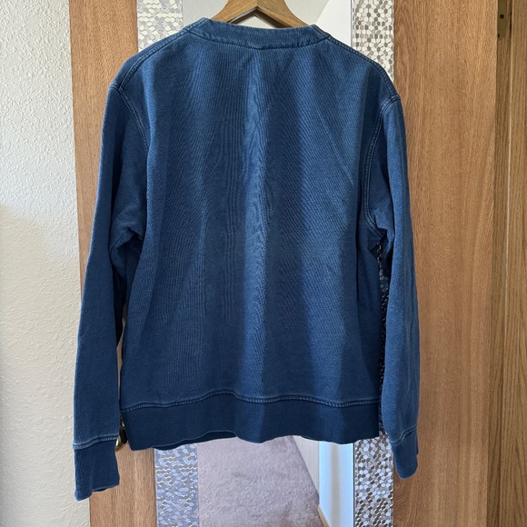 Men's UNIQLO Indigo dye sweat cardigan, Medium - Picture 4 of 8